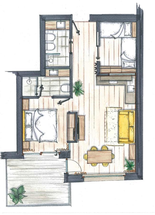 Gerharts Premium Living - Center Of With Free Parking And Brixencard Bressanone